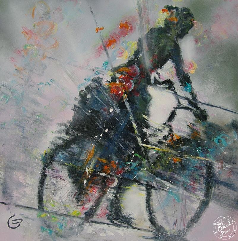 Dans l’eau du trottoir