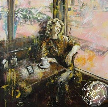 Une femme dans ses pensées