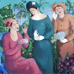 Art Collect - Georges Claverie - Indiscrétion-au-jardin-dhiver