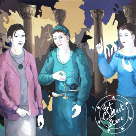 Art Collect - Georges Claverie - La-pesée-des-âmes