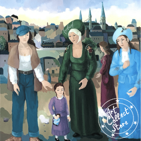 Art Collect - Georges Claverie - Les-neiges-dantan