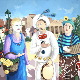 Art Collect - Georges Claverie - Les-saltimbanques