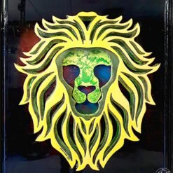 Lion Yellow Black