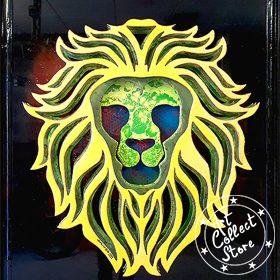 Lion Yellow Black