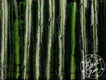 Déchirures verte