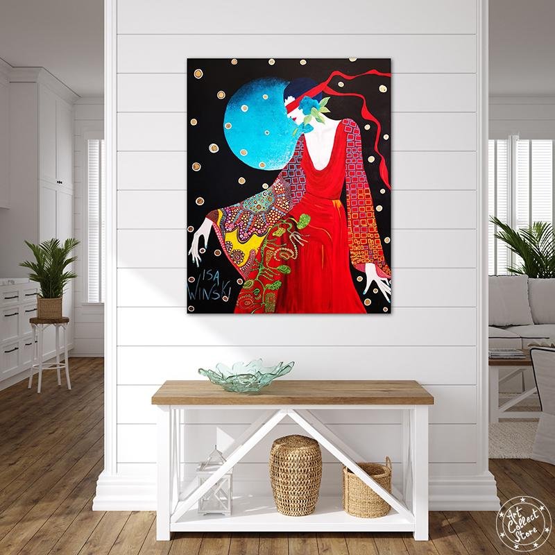 Art Collect Store - Isa Winski - La Femme aux yeux bandés