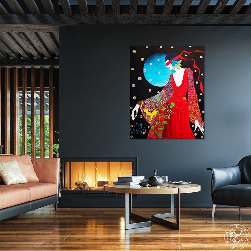 Art Collect Store - Isa Winski - La Femme aux yeux bandés