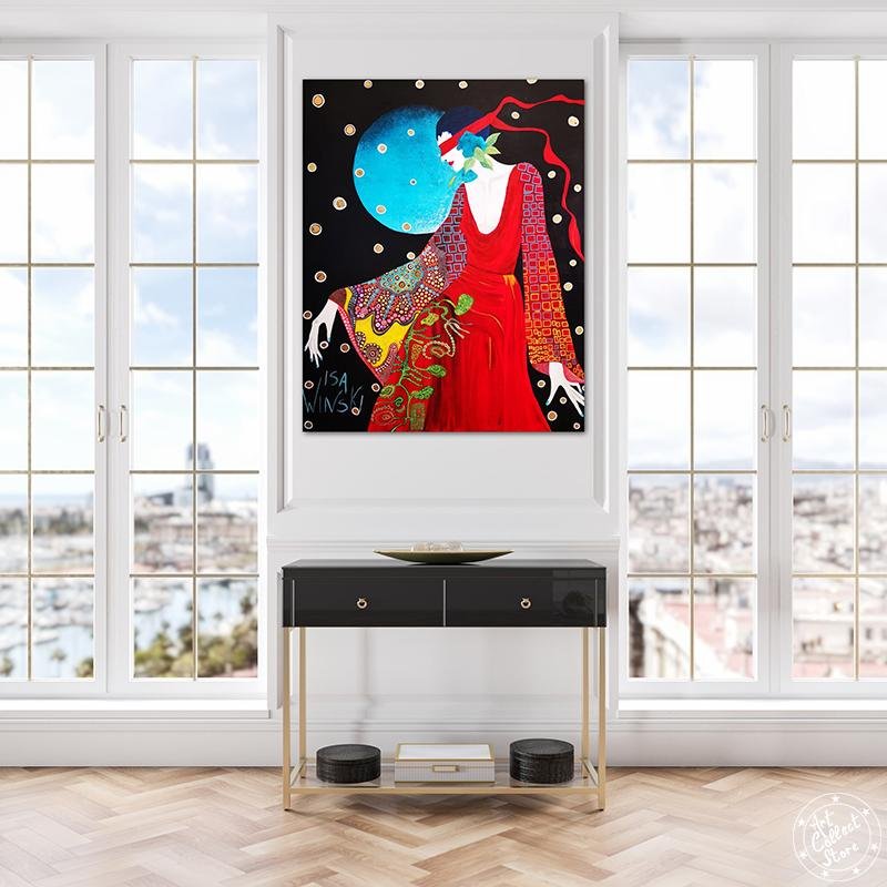 Art Collect Store - Isa Winski - La Femme aux yeux bandés