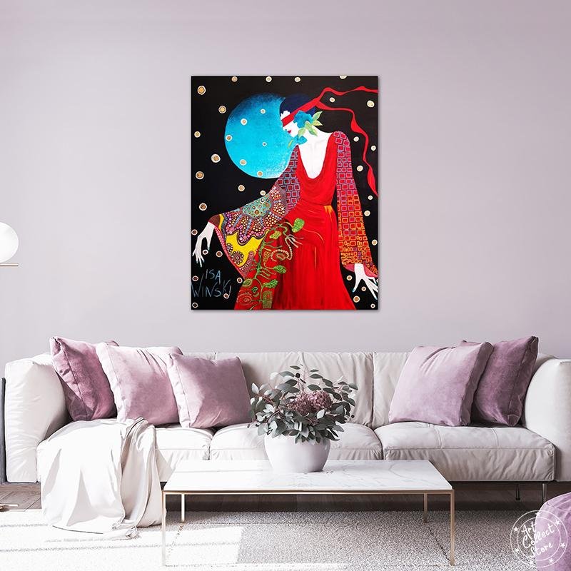 Art Collect Store - Isa Winski - La Femme aux yeux bandés