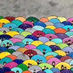 Les parapluies de Honk Kong