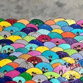 Les parapluies de Honk Kong