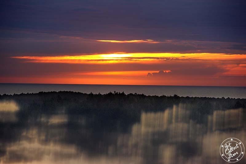 Un coucher de soleil