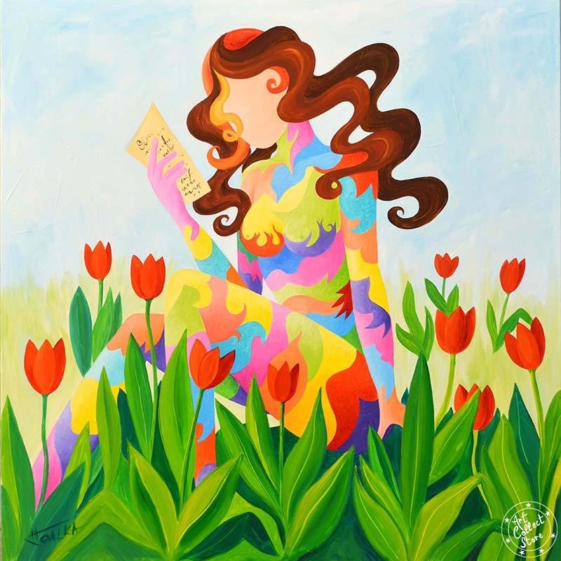 Art Collect Store - Glaka - Elise et sa lettre