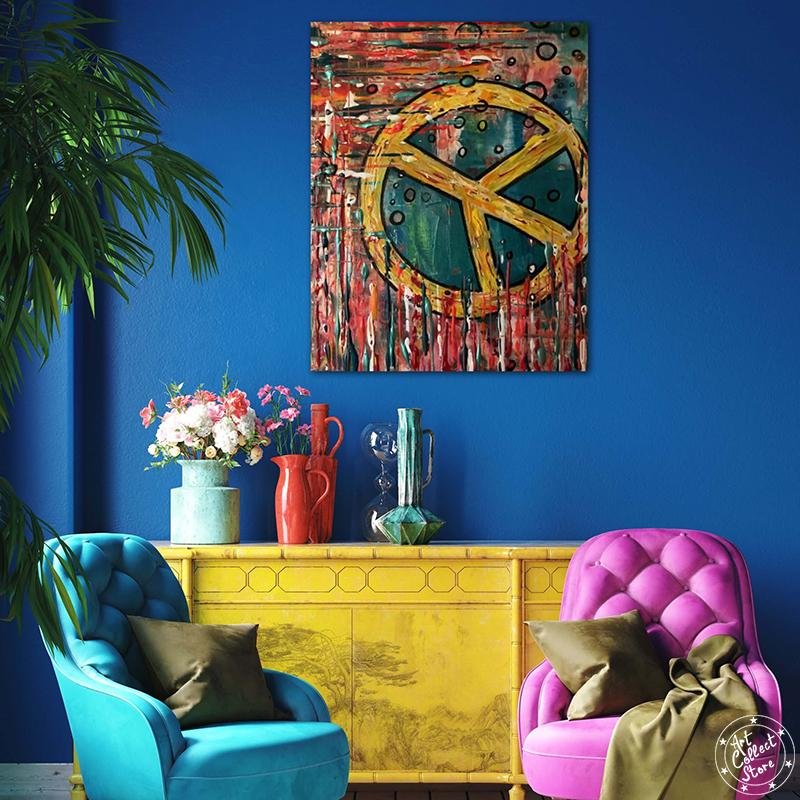 Art Collect Store - Jennifer Ibghi - Peace & Love