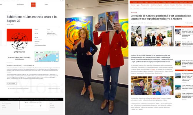 Art Collect Store - Expo en trois actes à Monaco